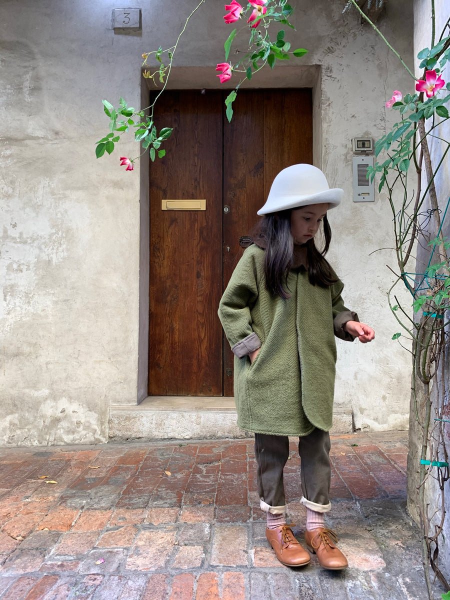 Lupo Kimono Coat - Pistachio – Sage Kids