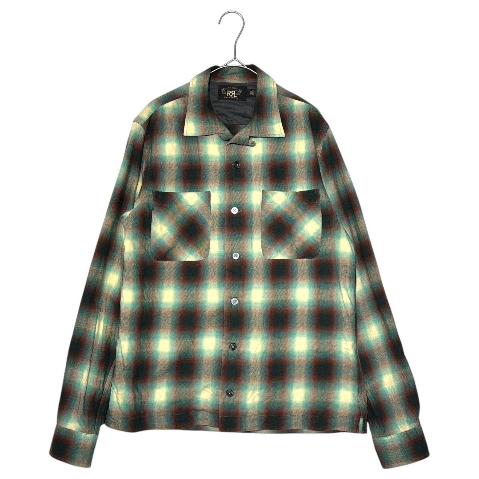 RRL(ダブルアールエル) Towns Camp L/S Sport Shirt オンブレ チェック