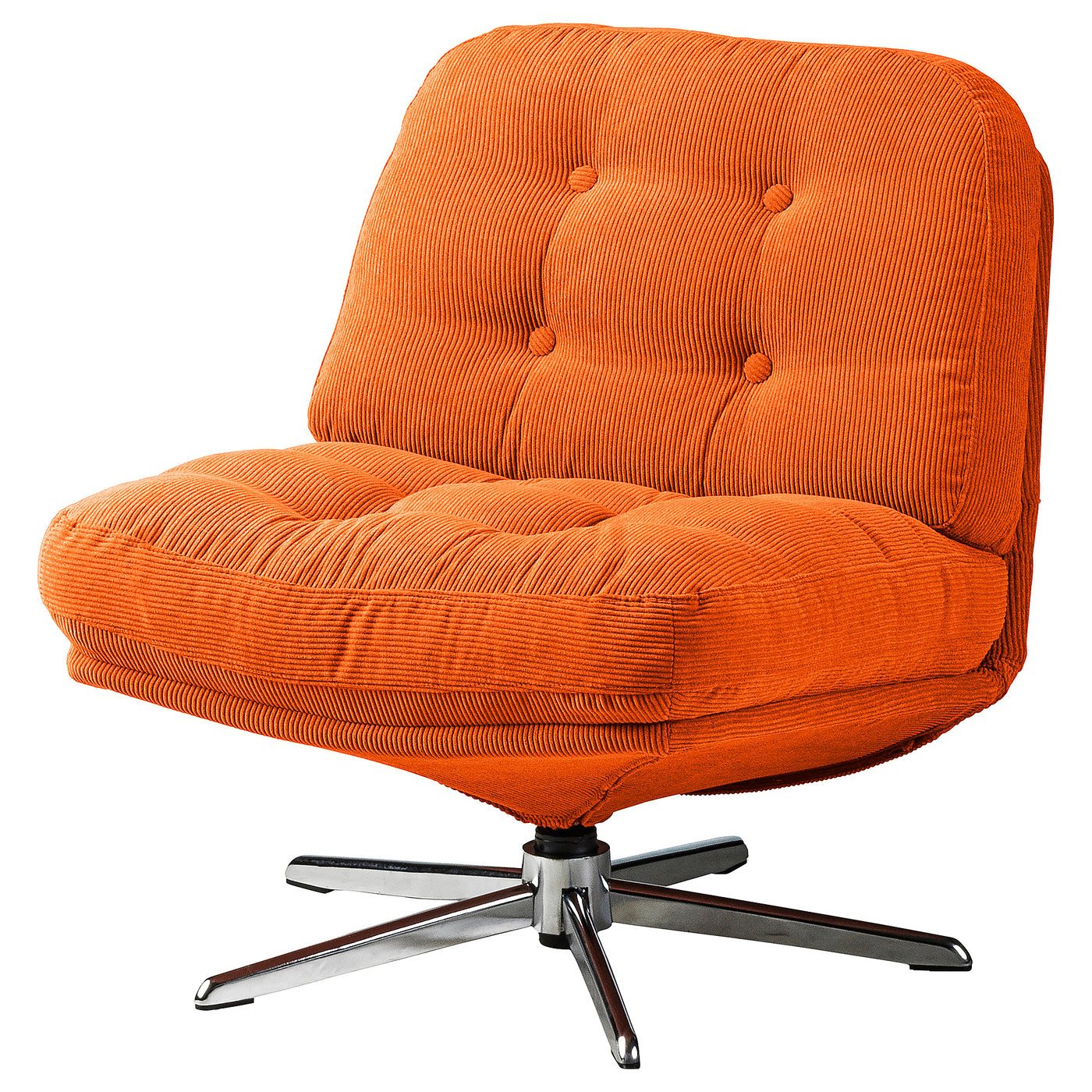 DYVLINGE swivel chair, Kelinge orange - IKEA