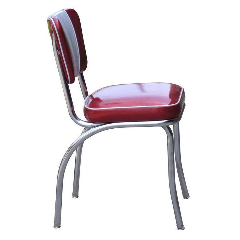 V Back Chrome Diner Chair - Richardson Seating Model 4220