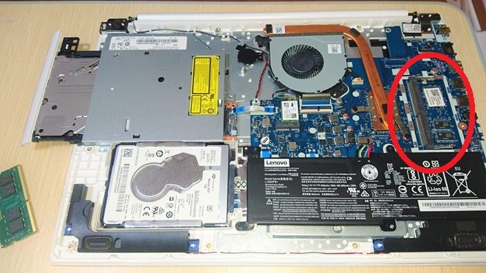 ノートパソコン】Lenobo ideapad 330のメモリー増設しました【ラップ