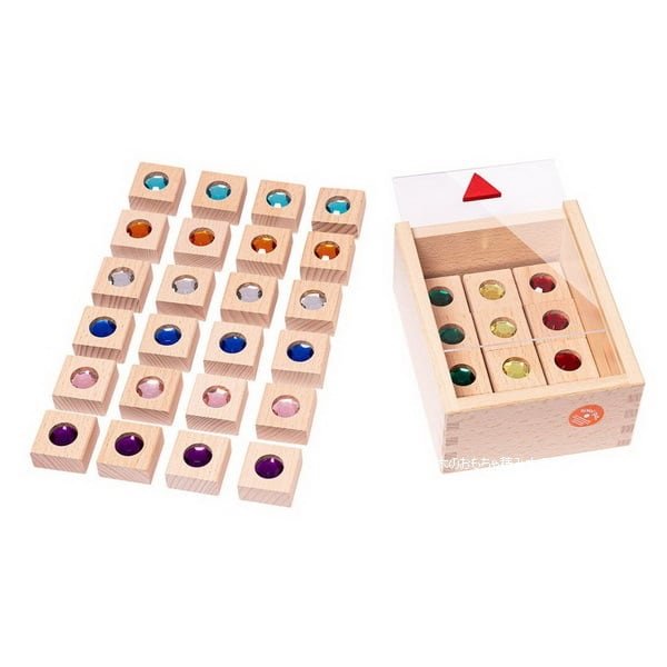 デュシマ ジュエルメモリー 4歳〜 ゲーム 積み木としても遊べる 木