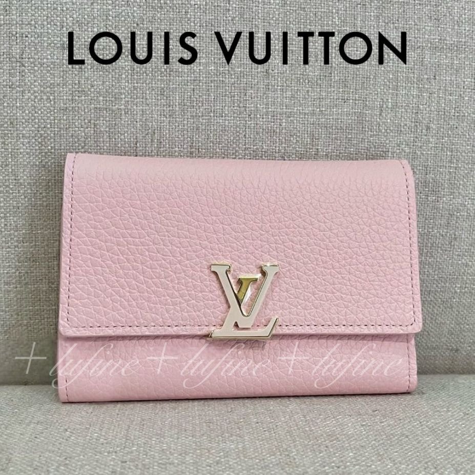 桜ピンクで女子力もUP♡】ルイヴィトン 折りたたみ財布 (Louis Vuitton