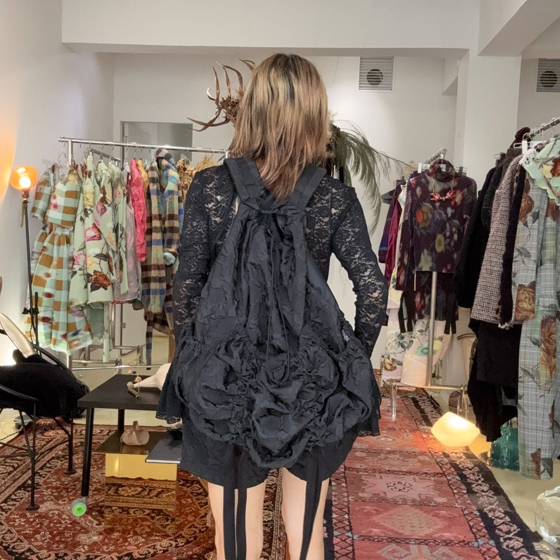 ANIGIG GATHERED BACKPACK JACQUARD – GIGINA