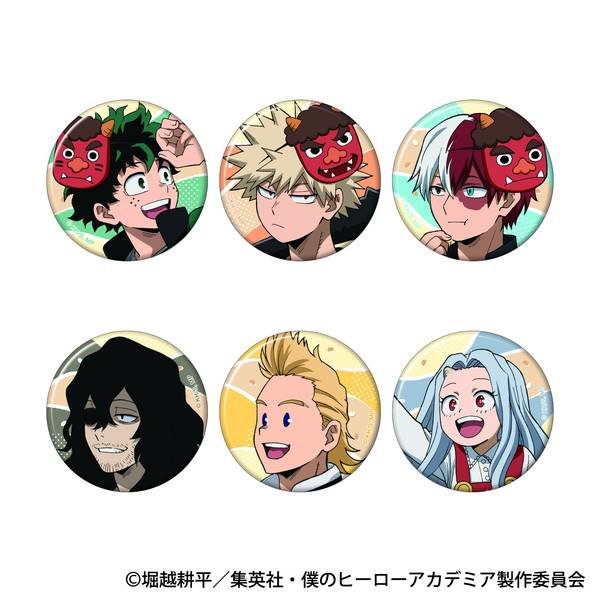 僕のヒーローアカデミア キャラバッジコレクション／ 撒け！豆まき 6個
