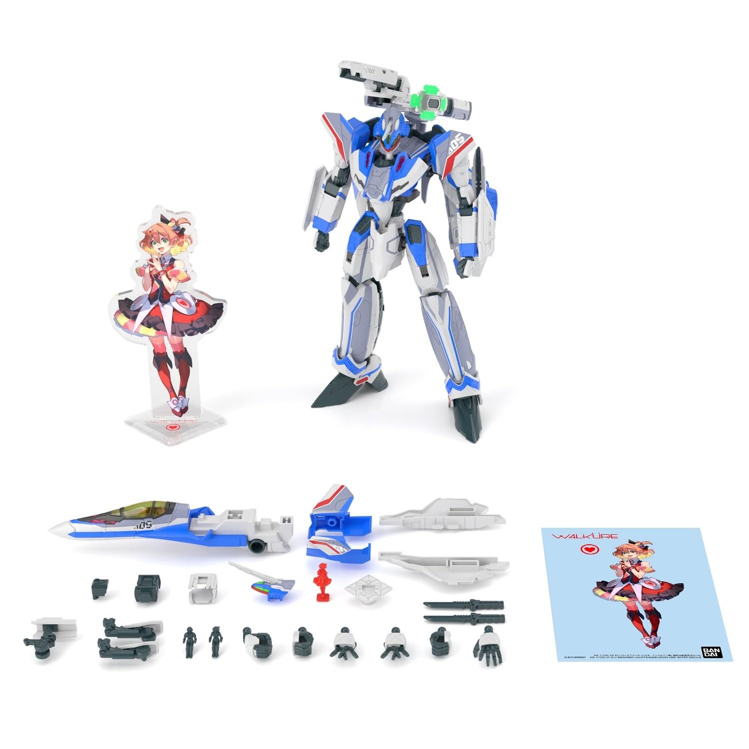 Amazon.com: HG VF-31J Siegfried [Hayate Immelmann Custom] [Deluxe
