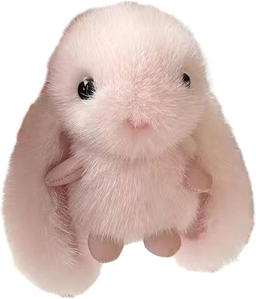 Amazon.co.jp: 長い耳のウサギのキーホルダーかわいいぬいぐるみウサギ