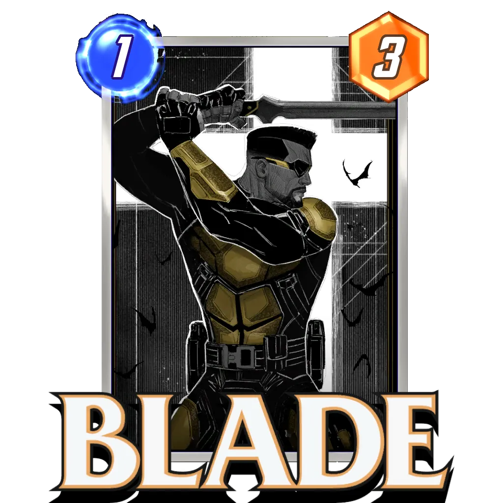 Blade Venomized Marvel Snap Card Variant - Marvel Snap Zone