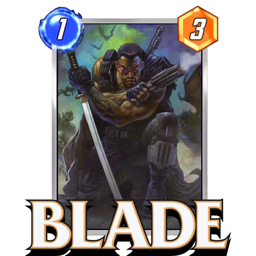 Blade Venomized Marvel Snap Card Variant - Marvel Snap Zone
