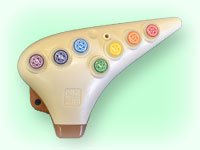 Zin)プラスチックオカリナ【ボタン付き】 ：オカリナハウス