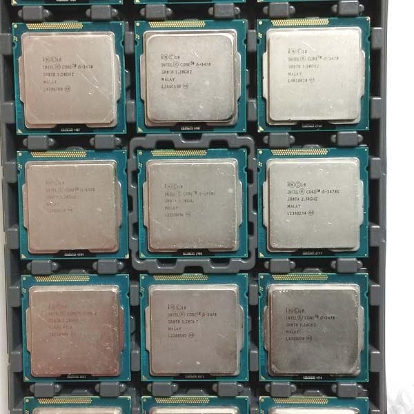 KN65-15【ジャンク】Intel CORE i5-3470/S 18枚CPU