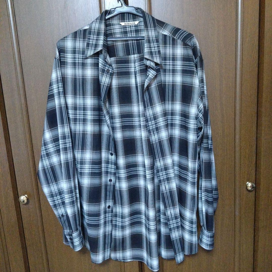 オーラリー　長袖シャツ AURALEE / オーラリー | WOOL FULLING FLANNEL SHIRT (レディース