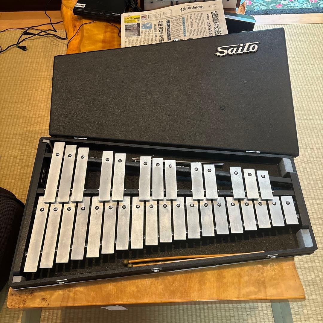 希少品】saito グロッケンSAITO サイトウ 鉄琴SG80 ハードケース
