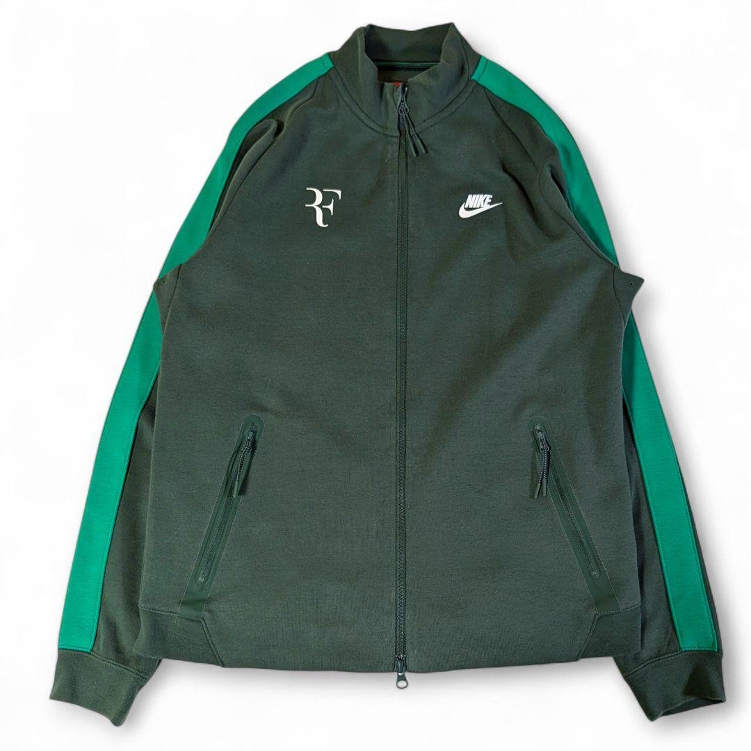 NIKE ナイキ フェデラー RF トラックジャケット L グリーン テニス