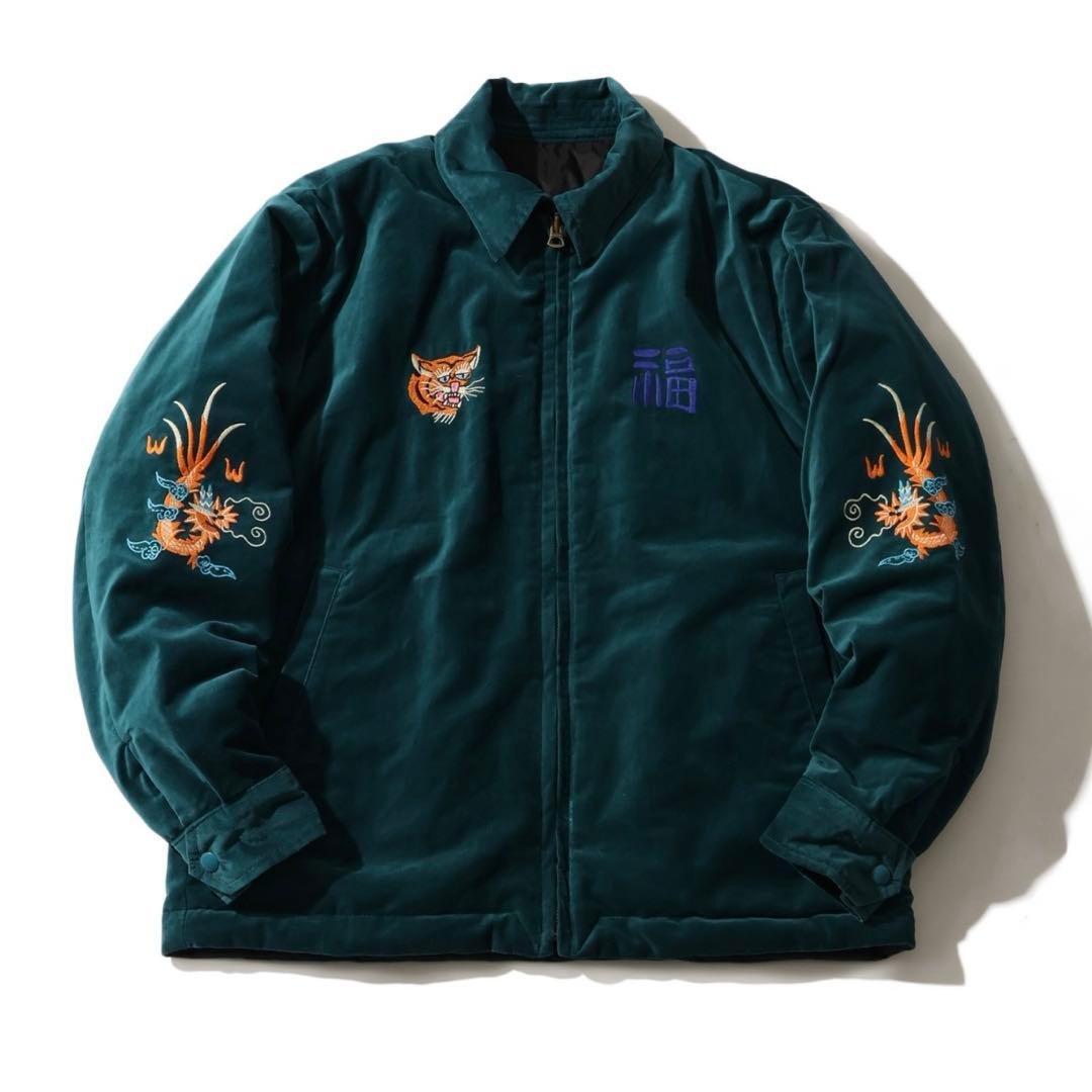 Houston ベトジャン リバーシブル 中綿 キルティング ベロア Houston ベトジャン リバーシブル 中綿 キルティング ベロア HOUSTON