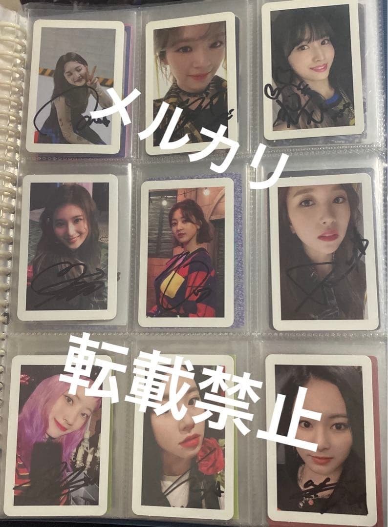 TWICE サイン　直筆　トレカ　セット　モモ　サナ　ミナ　ツウィ Yahoo!オークション - TWICE 直筆サイン公式フォトカード