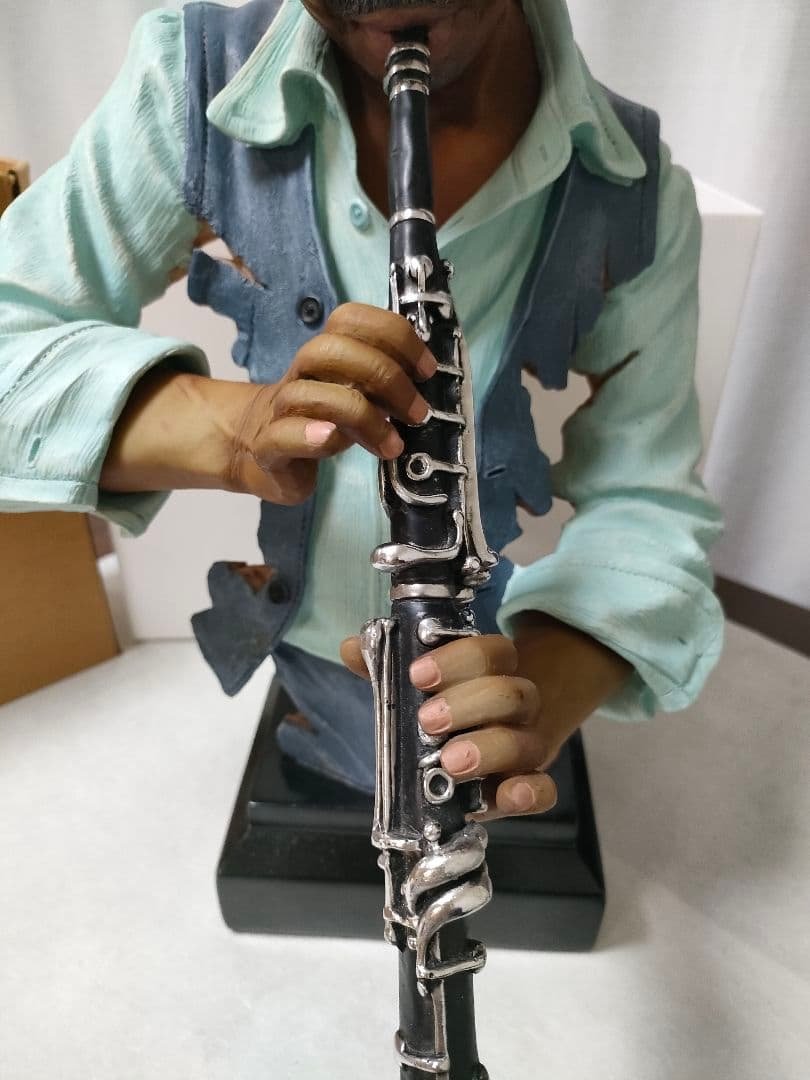 リアル 人形 ミュージック JAZZ演奏者 BAR 飲食店などに 特大