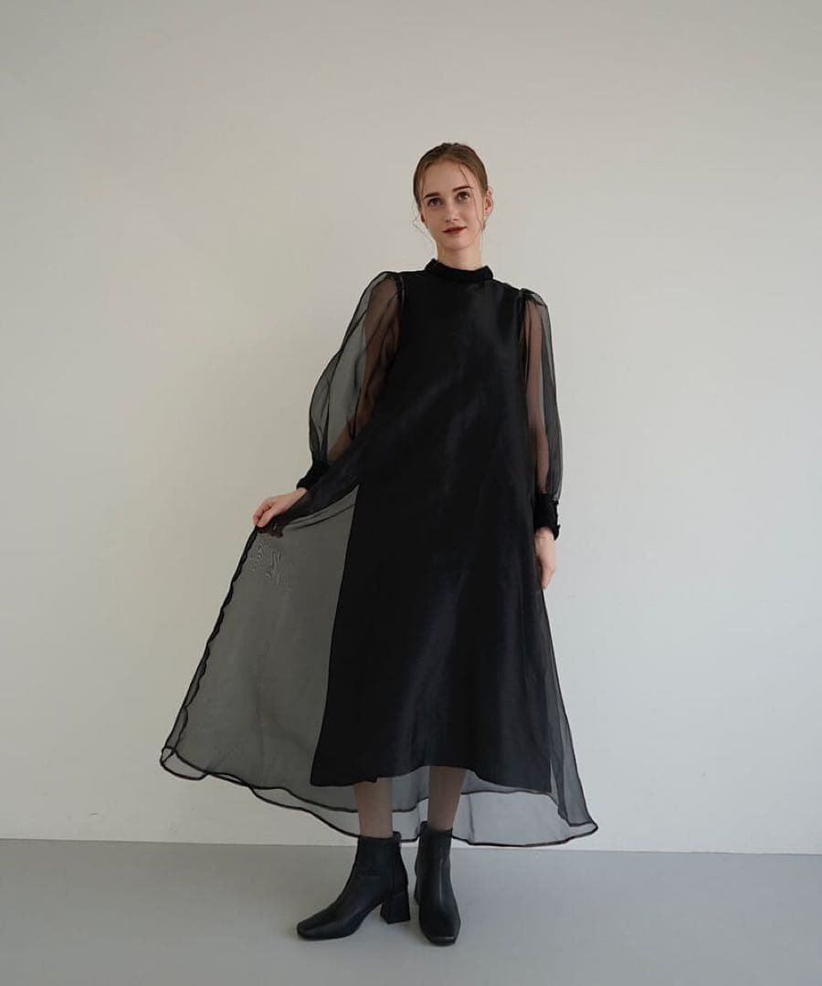 【美品】Acka. sheer over one-piece sheer over one-piece – Acka online store