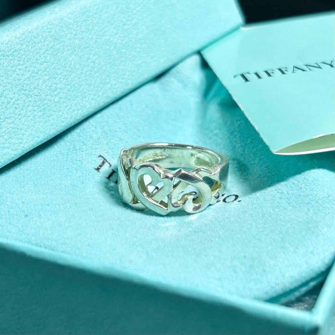 ティファニー トリプル ラビングハート リング 指輪 Tiffany シルバー
