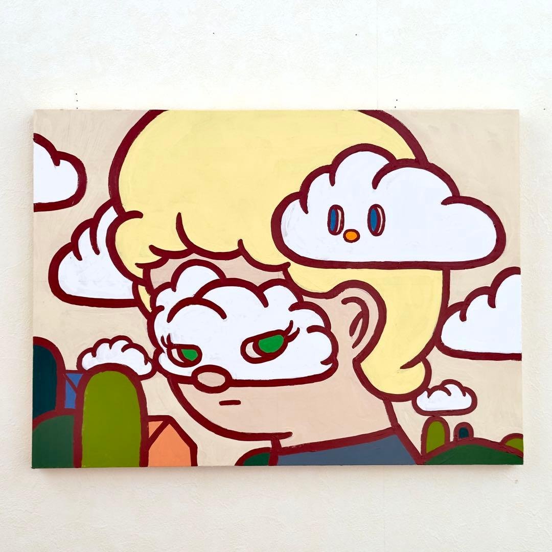 ●Kaoruko Negishi● アクリル画　原画　紐付き KAORUKO 「Femina」 （西武百貨店 渋谷店 美術画廊） ｜Tokyo Art Beat