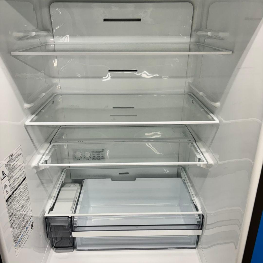 540東芝2024年製 大型冷蔵庫 ガラス割れあり 完動品 300L強 自動製氷