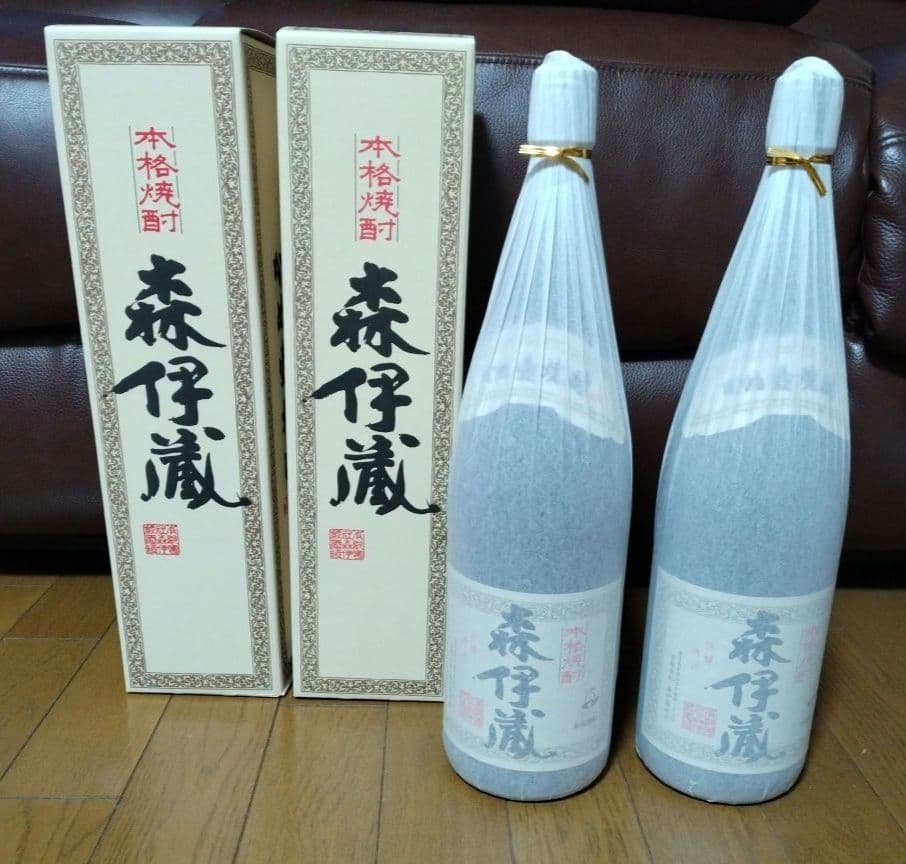 森伊蔵　1800 ml 2本 セット（箱付き） 森伊蔵酒造 森伊蔵 1800ml 箱なし 和紙付き 芋焼酎 爆買 : お酒市場